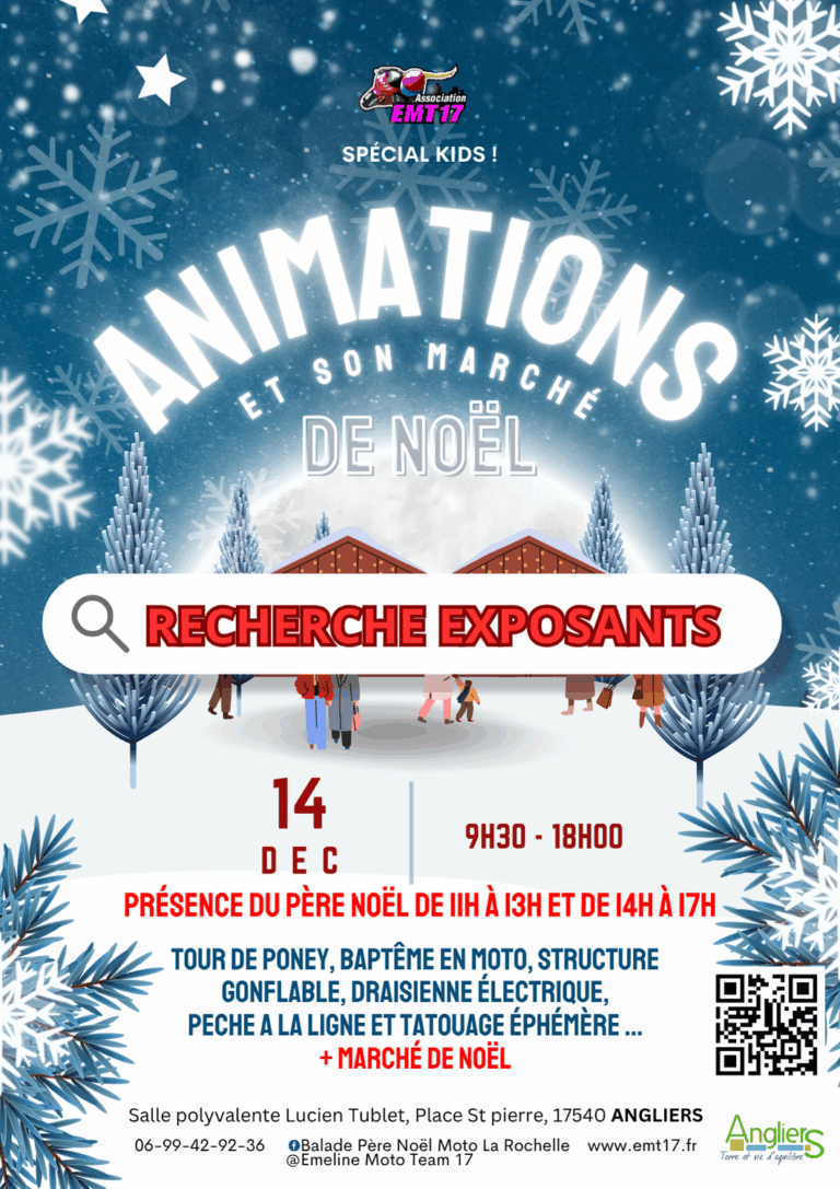 Blue White Christmas Party Flyer (11)