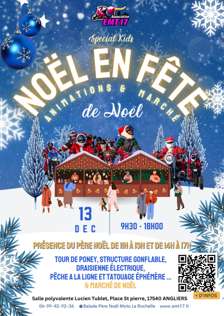 Blue White Christmas Party Flyer (14)